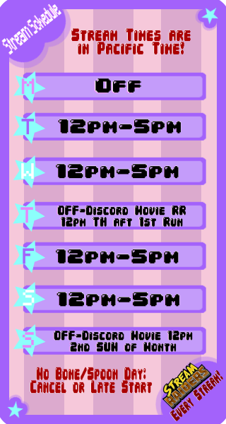 Stream Schedule